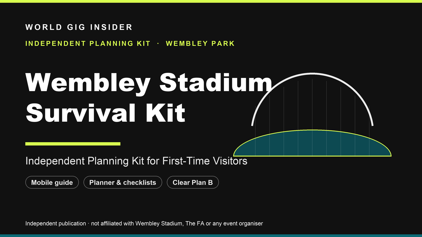 Wembley Stadium Survival Kit cover